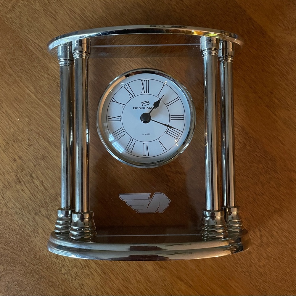 Buell Motorcycle Quartz Desk Clock, Iconic Pegasus Logo, Vintage Collectible